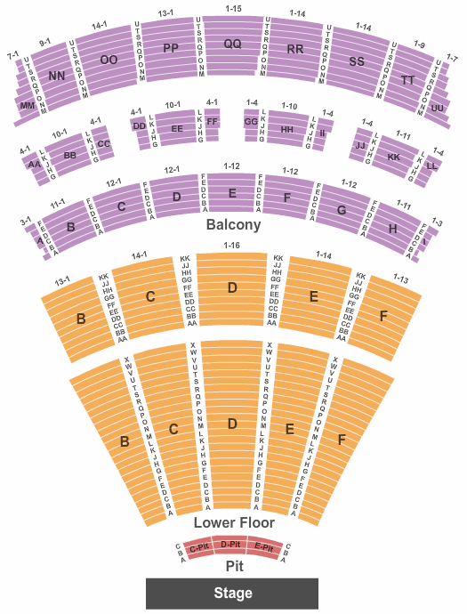 Music Hall At Fair Park Water For Elephants Seating Chart